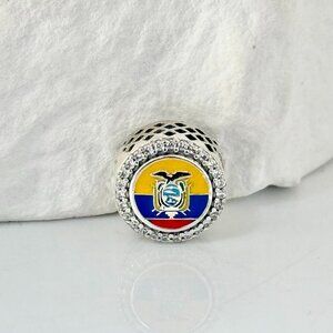 Pandora Ecuador Bead Charm S925 Silver Charm